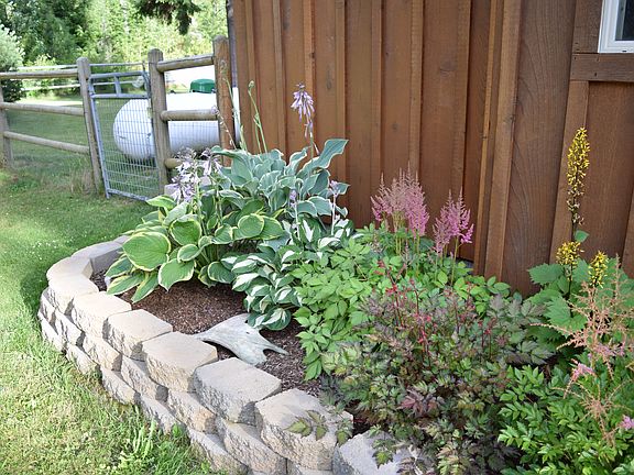 Front Raised Flower Bed
