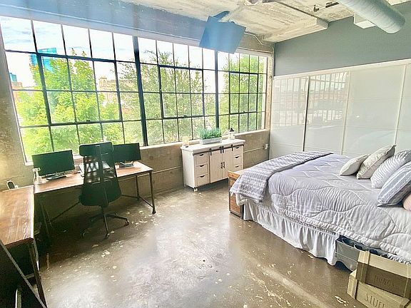 Open Bedroom and Study 
