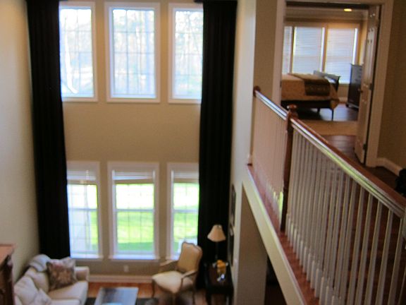 Very Open with private wooded views