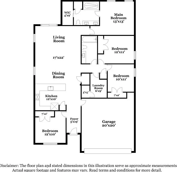 4 bed, 2.0 bath, 1661 sqft, $1,810 — Photo 2