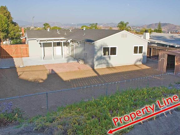 backyard has room for pool / shop / home expansion