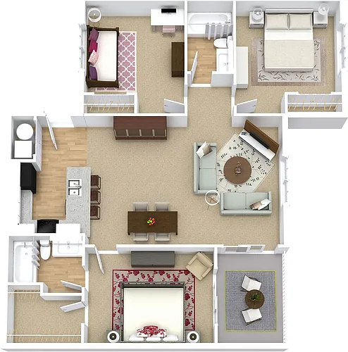 Floor plan The Ivy Renovated