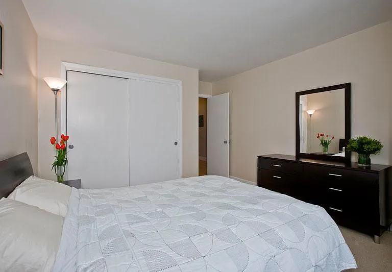 Giant eight-foot long closet.