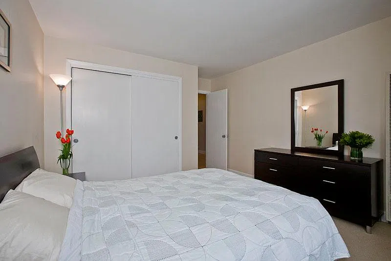 Giant eight-foot long closet.