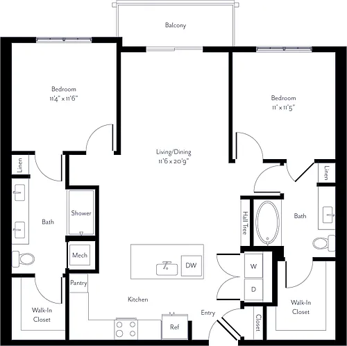 Floor plan Cosmopolitan