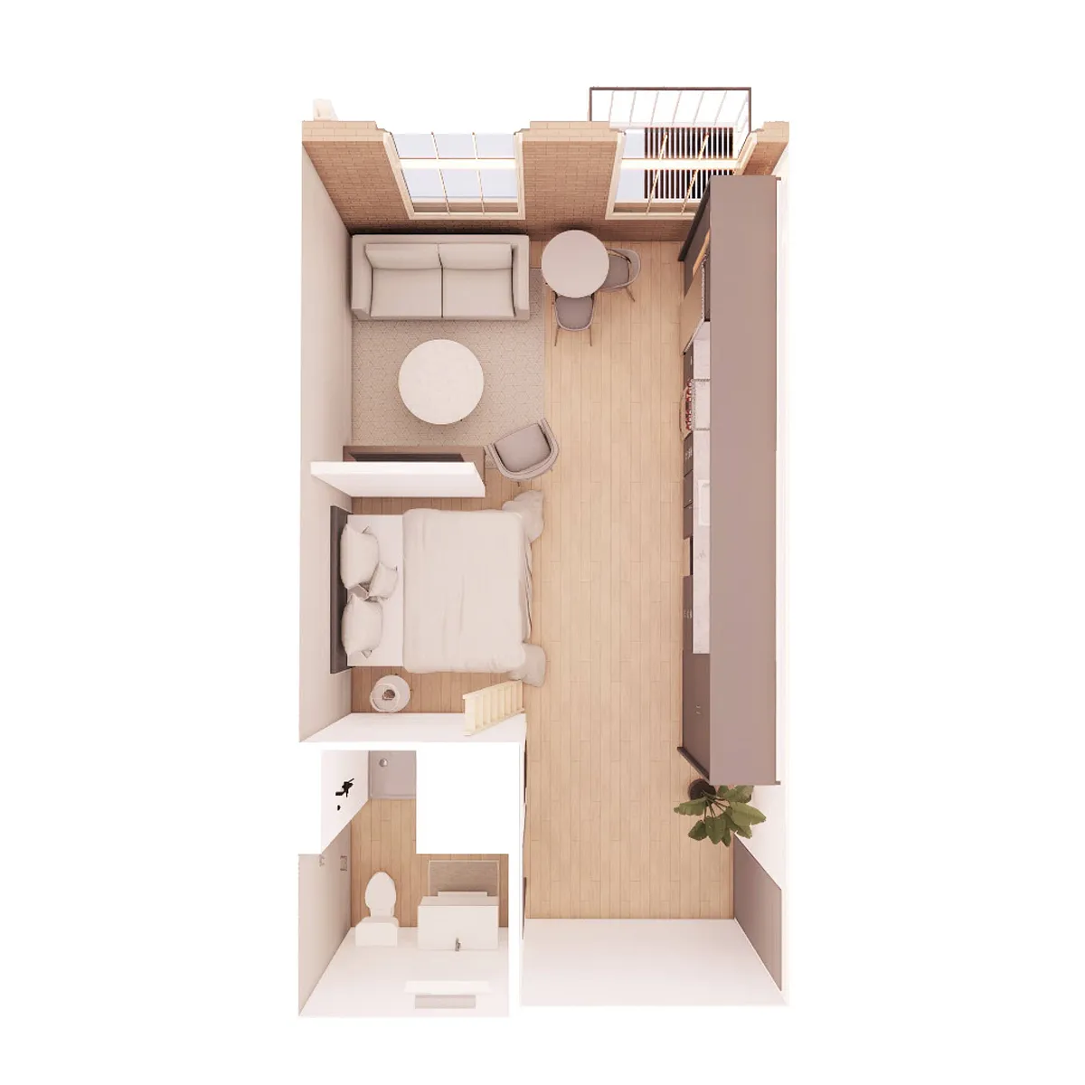 Floor plan Studio