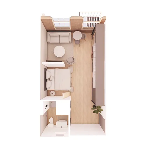 Floor plan Studio