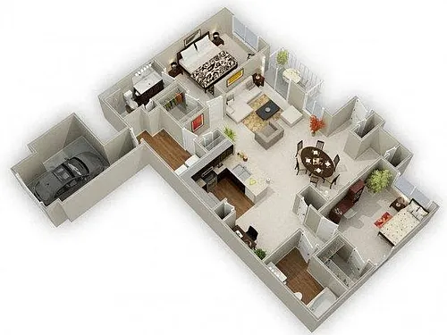 Floor plan River Birch