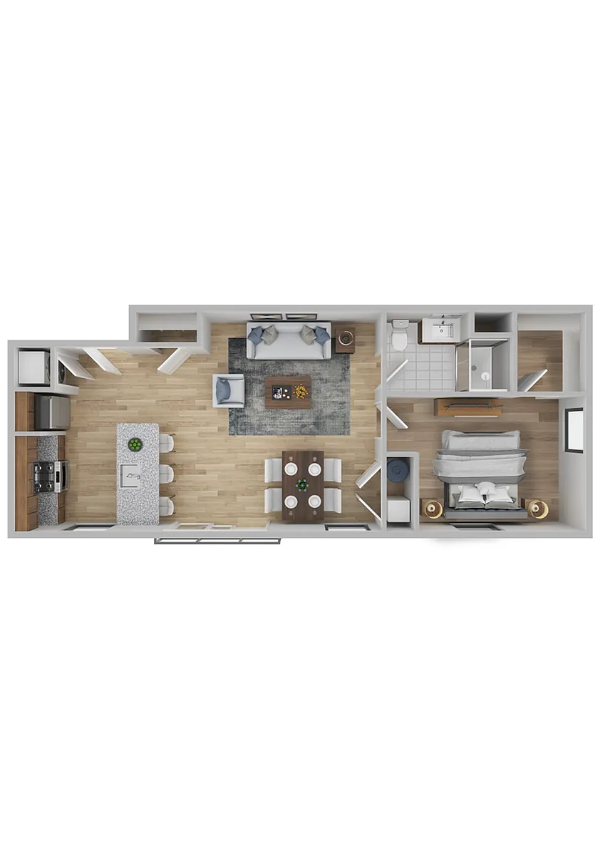 Floor plan 740