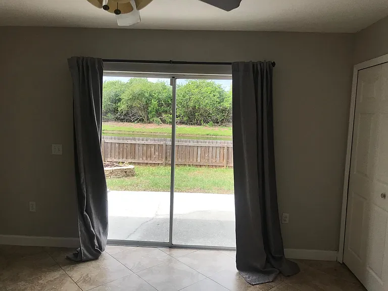 Master bed with lake view