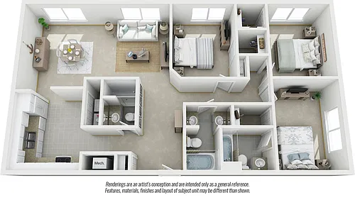 Floor plan The Redwood with Premium Finishes