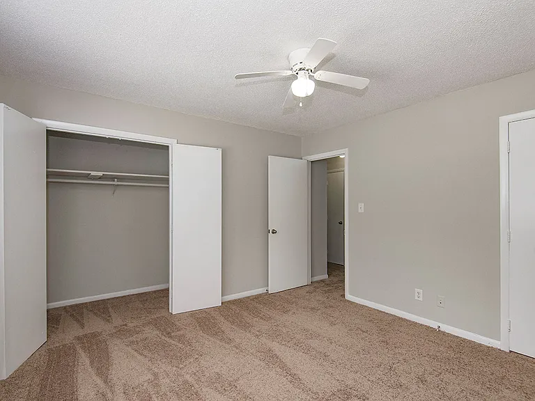 Bedrooms with large closets
