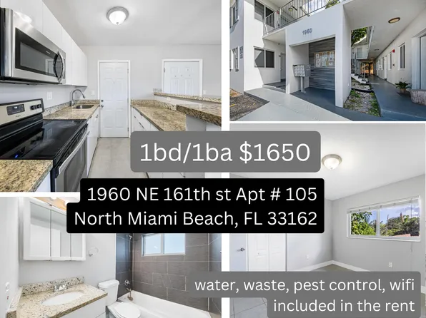 1960 NE 161st St APT 105, North Miami Beach, FL 33162