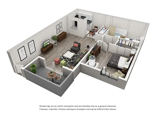 Floor plan 1X1