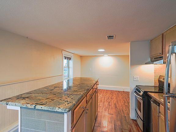 Unit B Kitchen and living area