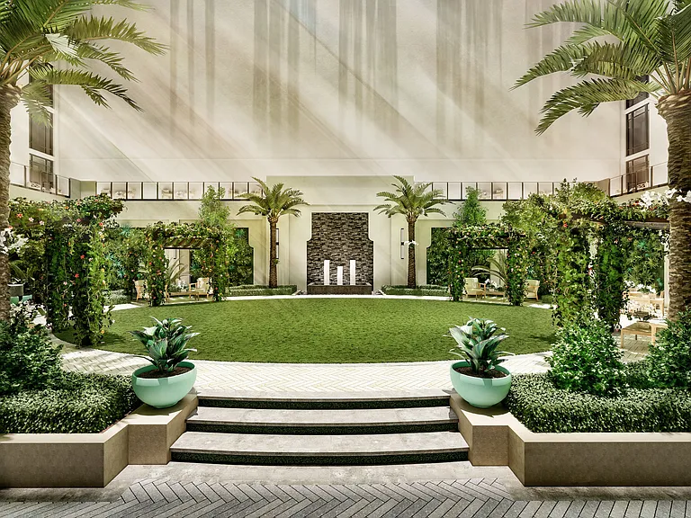 The Orchid Garden Courtyard is a serene, open-air courtyard that offers the perfect place to relax.