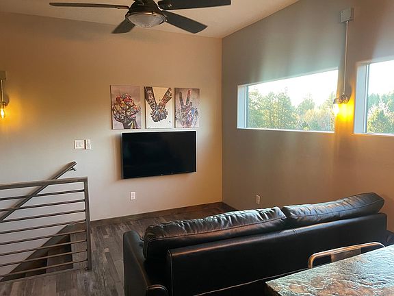TV and Sofa included