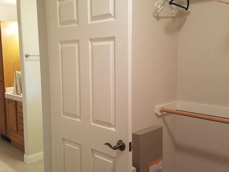 Master closet to master bath