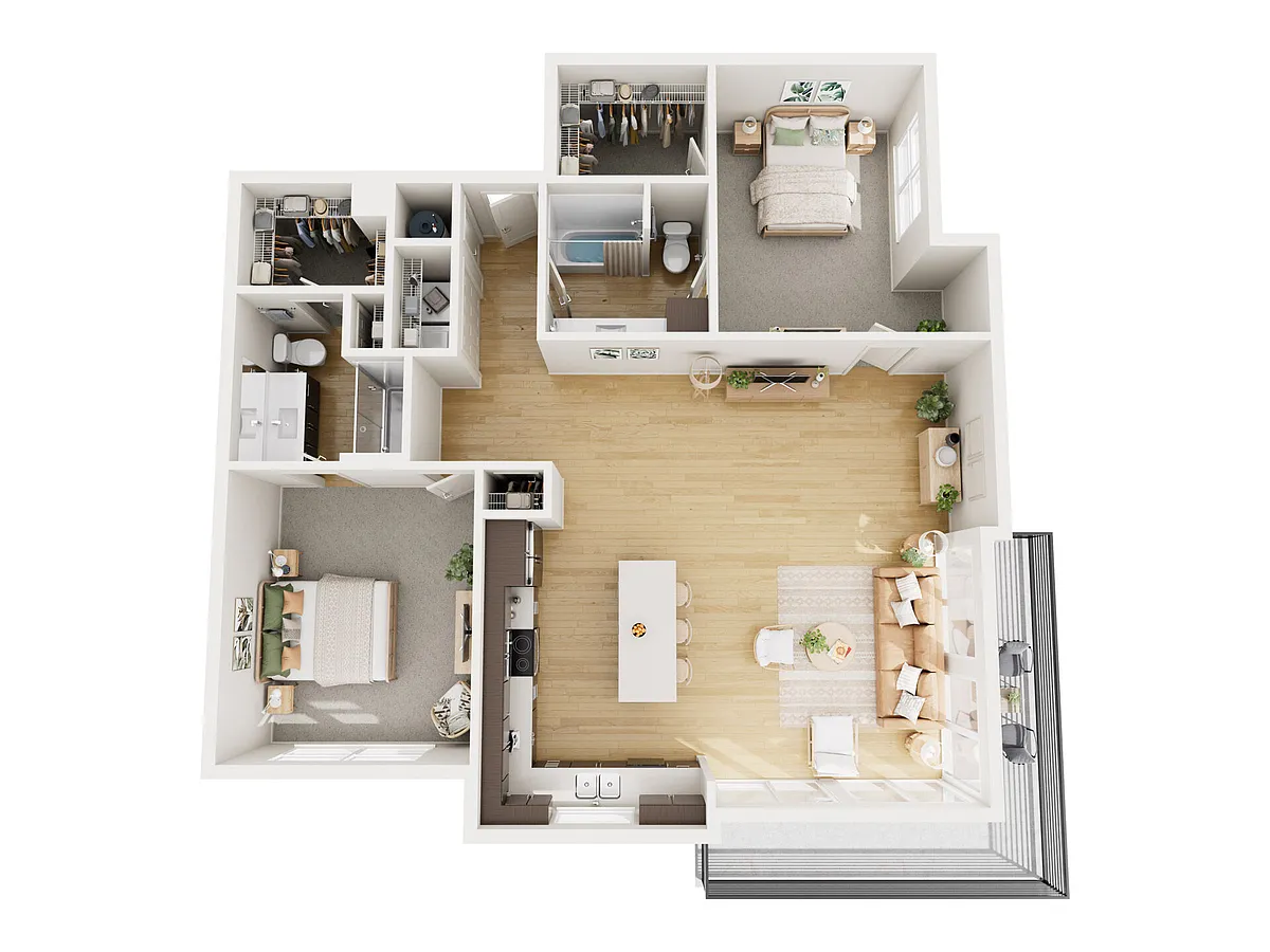 Floor plan B3