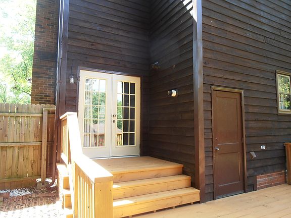 back door to deck