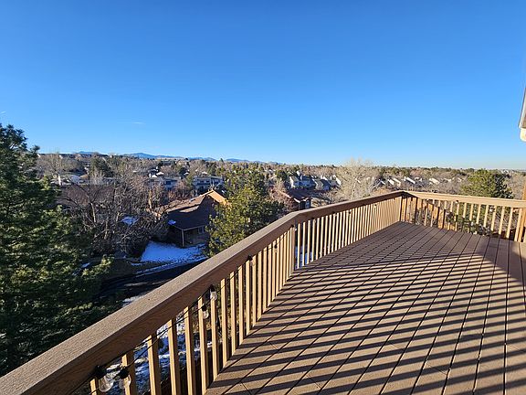 Large balcony, with great views toward the northwest