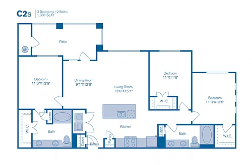 Floor plan C2S