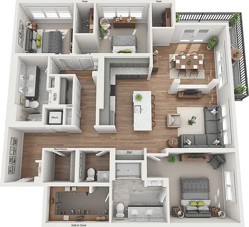 Floor plan C1