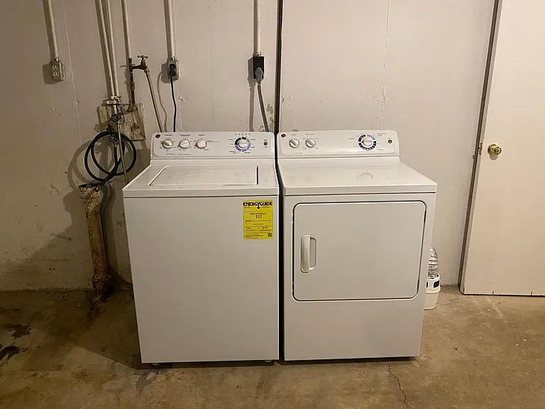 Basement laundry. Shared space with 1 neighbor.
