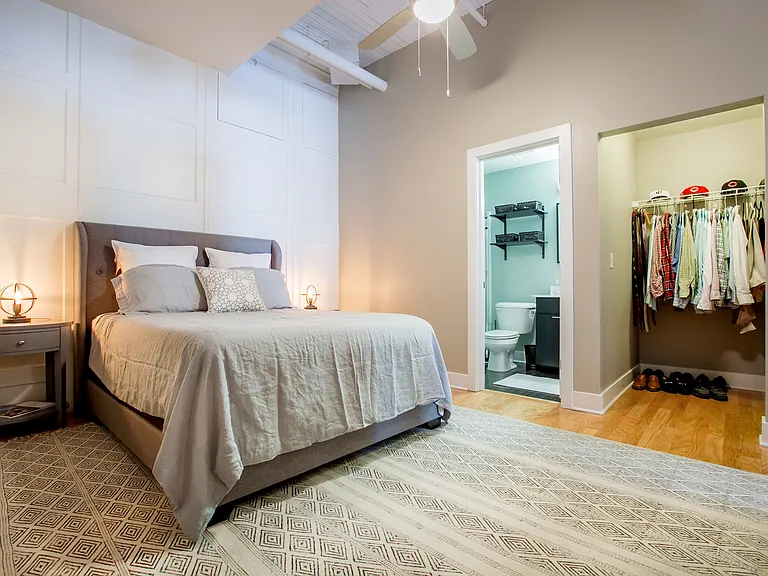 East 8 Lofts bedroom layout