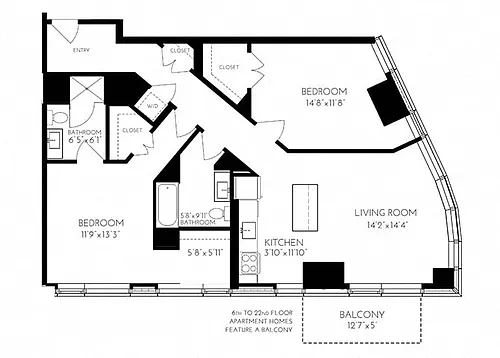 Floor plan 2 B - 1