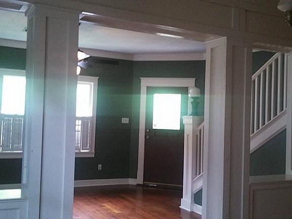 Dining area looking into family room.
