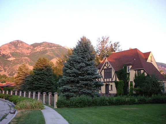 Front, showing view of Mt. Ogden
