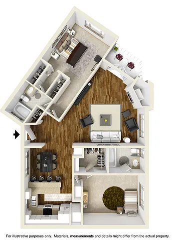 Floor plan 2B