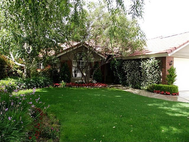 house / springtime