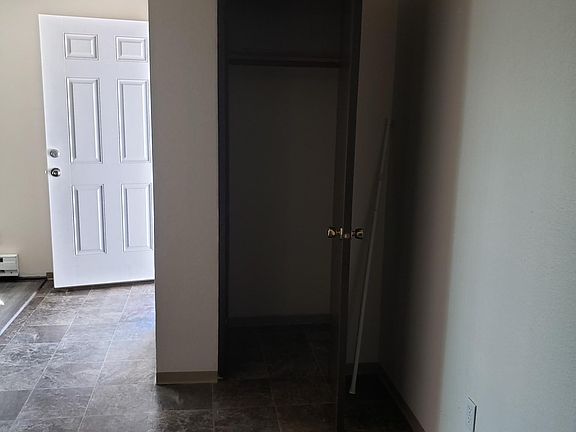 Coat closet connected in the dining room