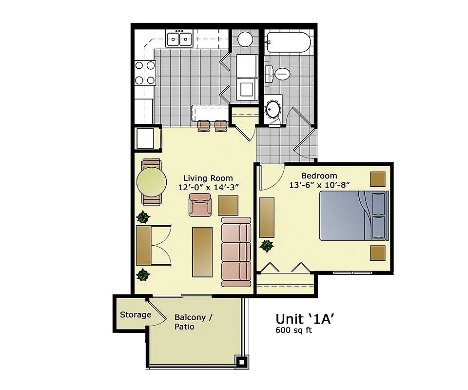 Floor plan 1A