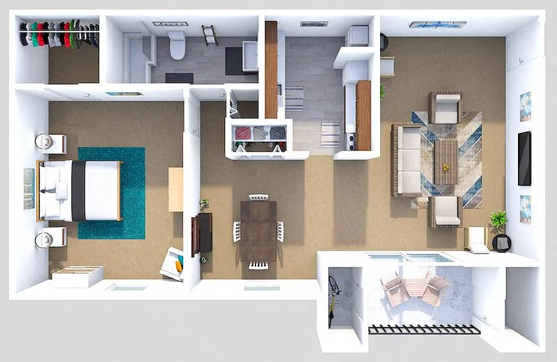Floor plan The Elston