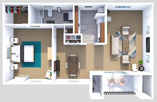 Floor plan The Elston