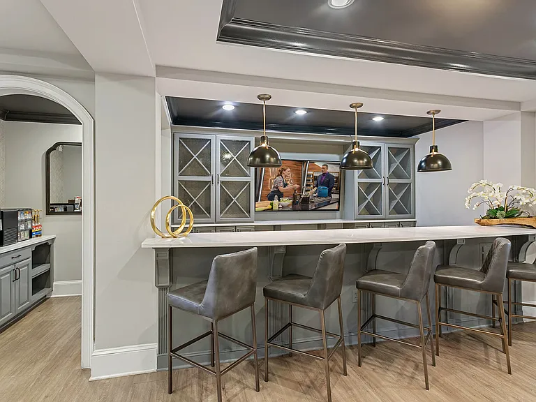 Modern entertainment kitchen perfect for hosting, gathering, and relaxing