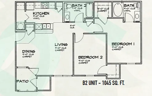 Floor plan B2