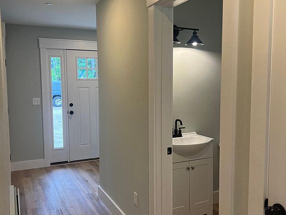 Entryway hall way/first floor half bath