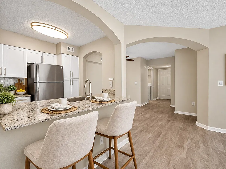 Step into the elegance of Mosaic. This beautifully designed kitchen boasts modern appliances, an open layout, and stylish finishes. Perfect for culinary enthusiasts and entertaining alike. Schedule your tour today and elevate your living!
