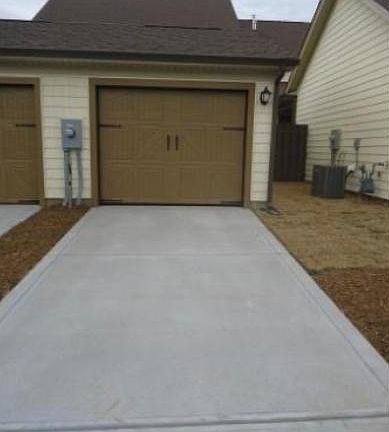 Private one-car garage and driveway