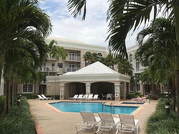 Tropical Pool Area With JJacuzzi