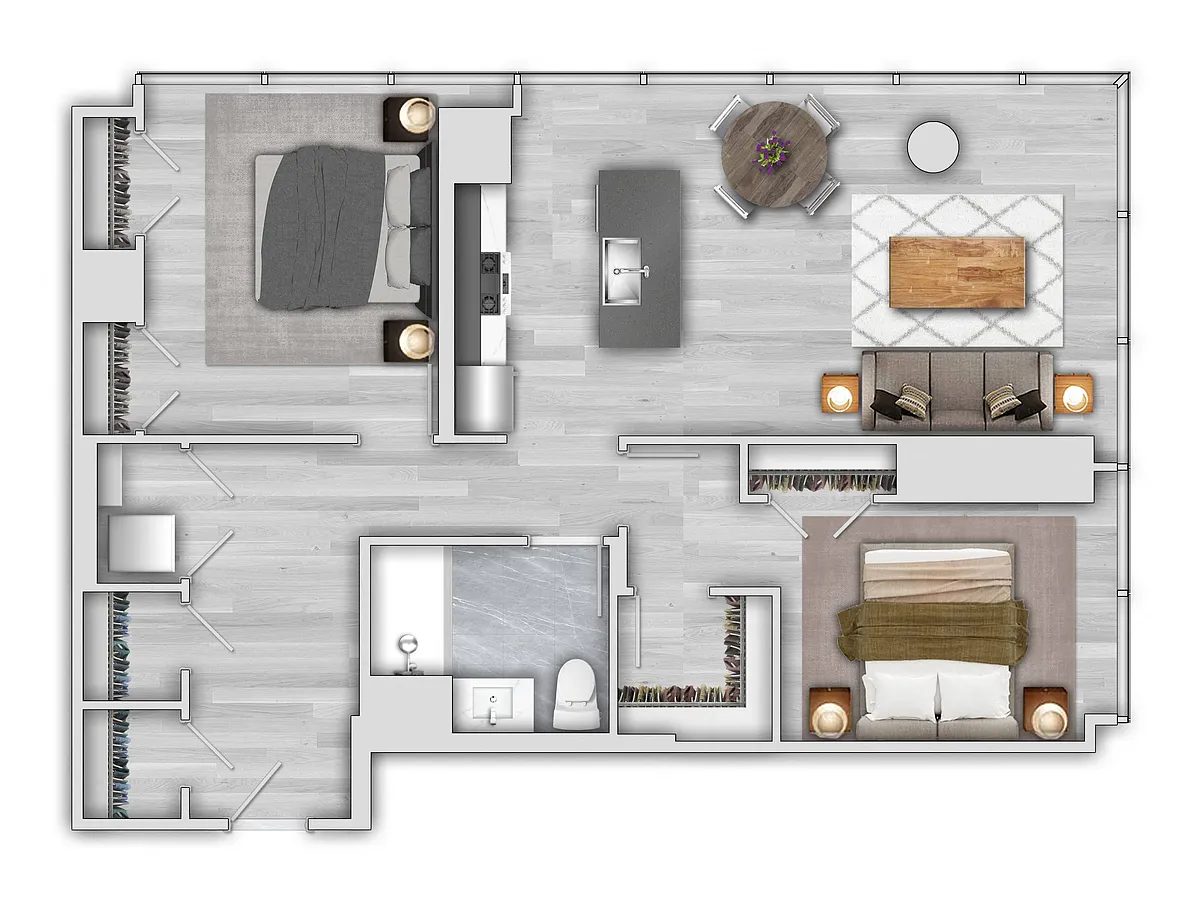 Floor plan C1-12-7