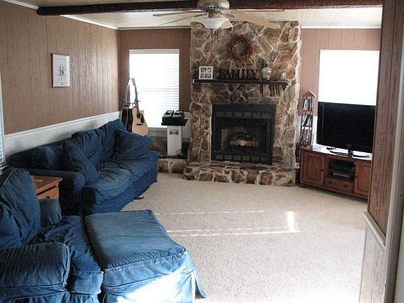 great gas fireplace in family room