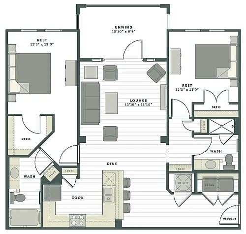 Floor plan The Mamba