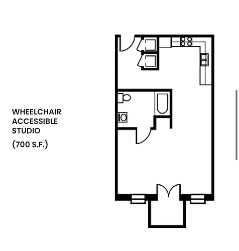 Floor plan Wheelchair Accessible