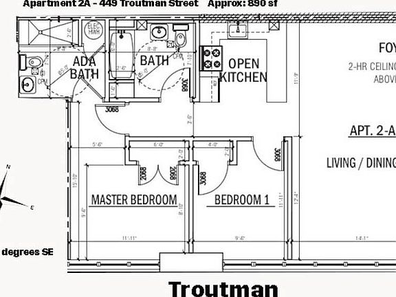 2nd image of 449 Troutman St APT 2A