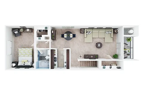 Floor plan 1 Bedroom